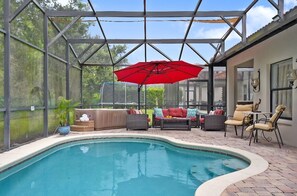 Indoor pool, a heated pool