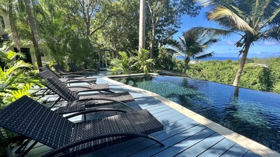 Ancient Grove 5 bedroom Luxury villa, Infinity pool, Ocean Views, Lush Gardens