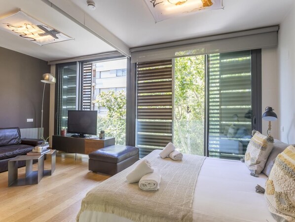 3 chambres, coffres-forts dans les chambres, fer et planche à repasser