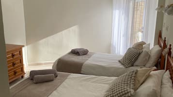 2 bedrooms, in-room safe, iron/ironing board, WiFi