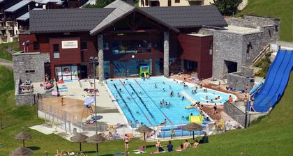 Chalet in the heart of the village of Montchavin at the foot of the slopes