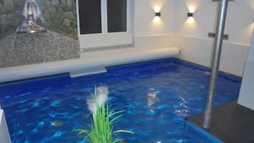 Indoor pool, a heated pool