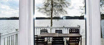 Awesome home in Hyltebruk with sauna