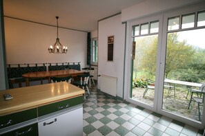 Blick von der Unterkunft