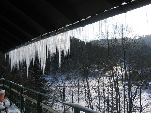 Vakantiehuis met sauna in de bosrand - prachtig vrij uitzicht op de bergen