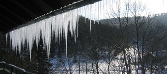 Holiday house with sauna in the forest edge - wonderful unobstructed view of the mountains