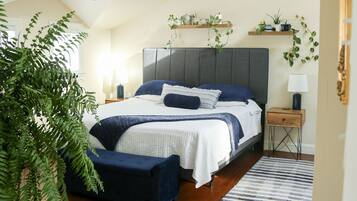 1 slaapkamer, een strijkplank/strijkijzer, gratis wifi, beddengoed