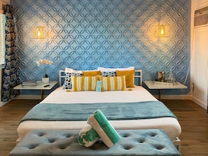 #04 The Burgundy Room | 1 dormitorio, sábanas de algodón egipcio, ropa de cama de alta calidad