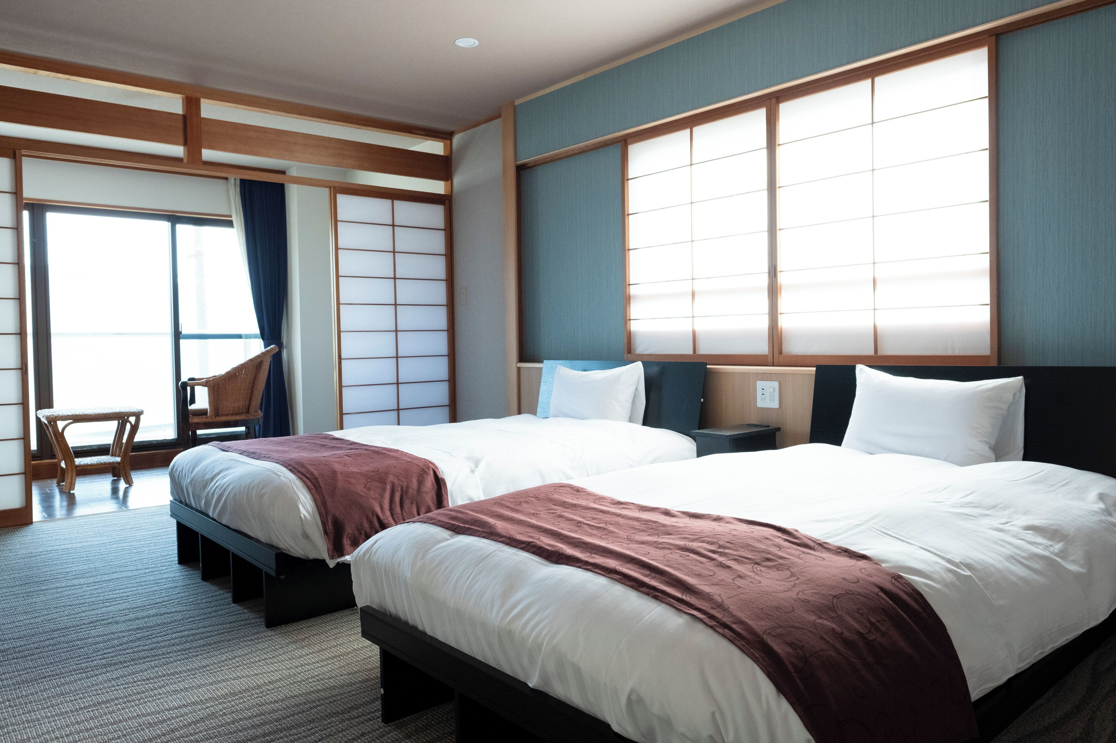 Deluxe Japanese Style Twin Room | Premium bedding, down comforters, in-room safe, soundproofing