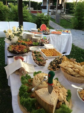 Área para banquetes al aire libre