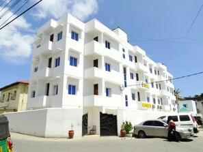 Façade de l’hébergement