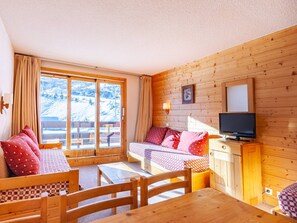 Vue depuis lâhĂ©bergement