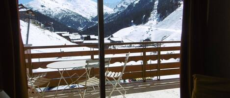 Blick von der Unterkunft