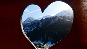 View from property - Cozy apartment in Méribel with piste access and balcony (Méribel)