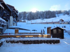 Property grounds - Divisible studio for 4, balcony, pets allowed (La Plagne)