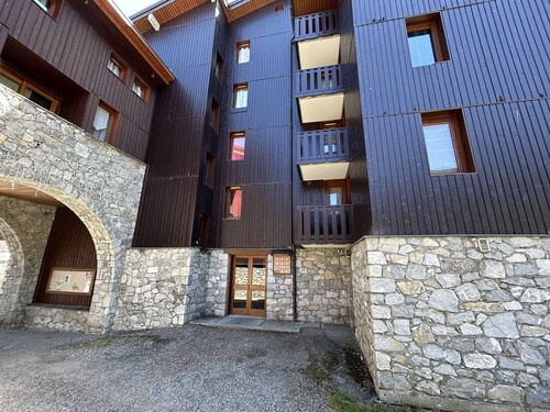 Family apartment at the foot of the slopes in Méribel Mottaret
