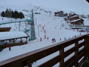 Experience skiing and mountain activities at this resort, which offers a ski lift system and a ski slope.