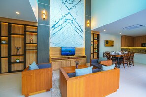 Luxury Villa | Living area | 40-inch Smart TV with digital channels - Le Resort and Villas (Rawai)