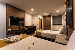 Villa Room With Pool Access | In-room safe, blackout drapes, free WiFi, bed sheets