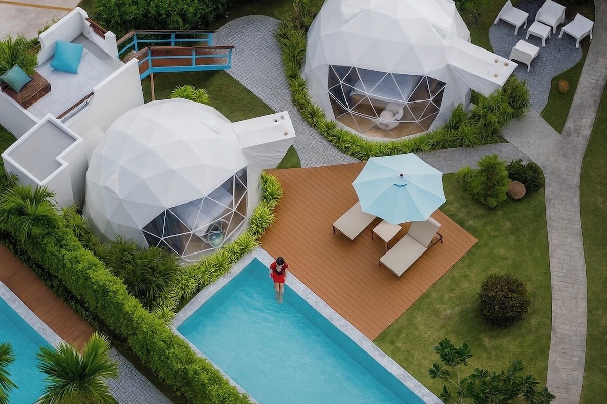 Le Dome Family | 1 sovrum, värdeförvaringsskåp på rummet och mörkläggningsgardiner