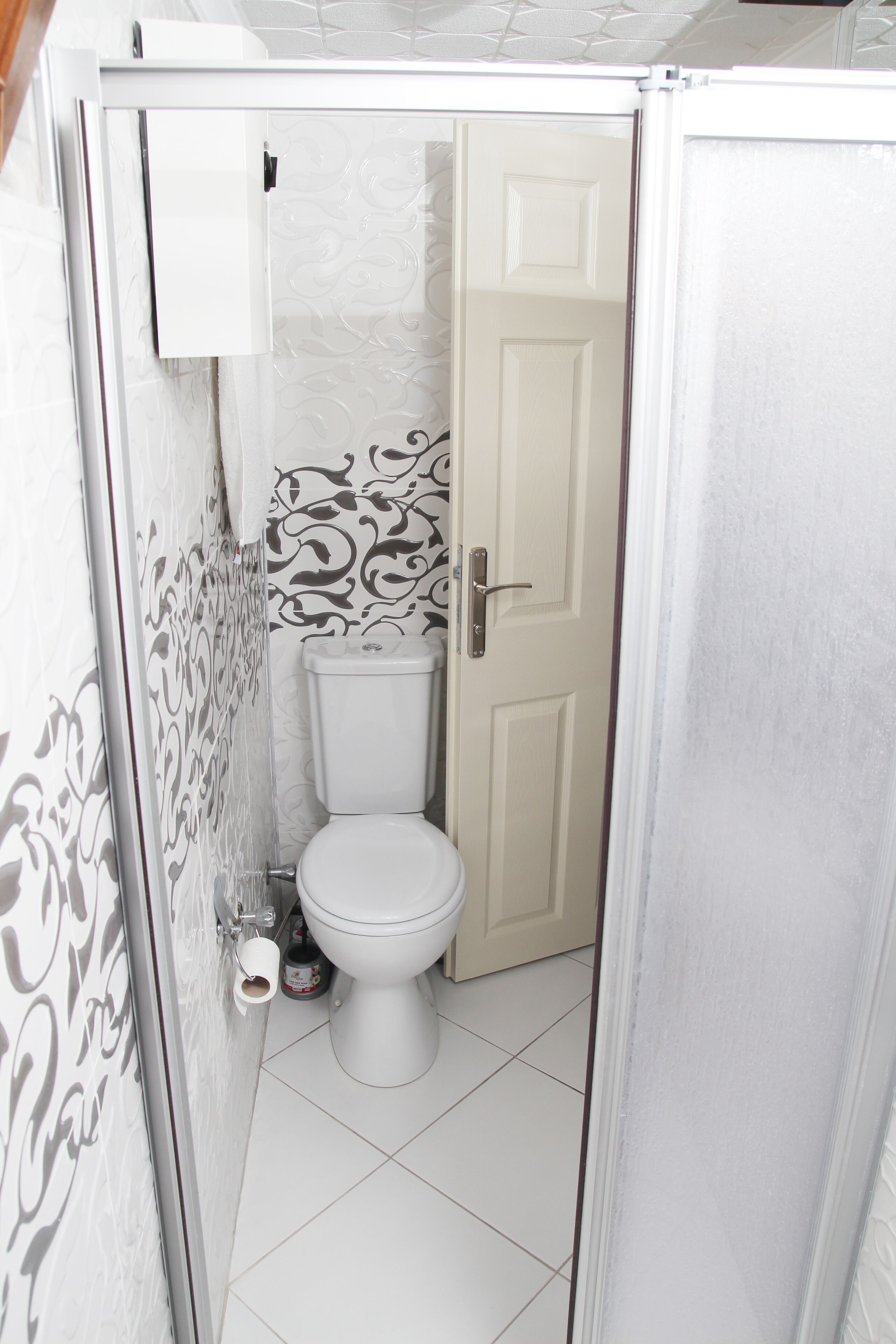 shower, free toiletries, hair dryer, slippers