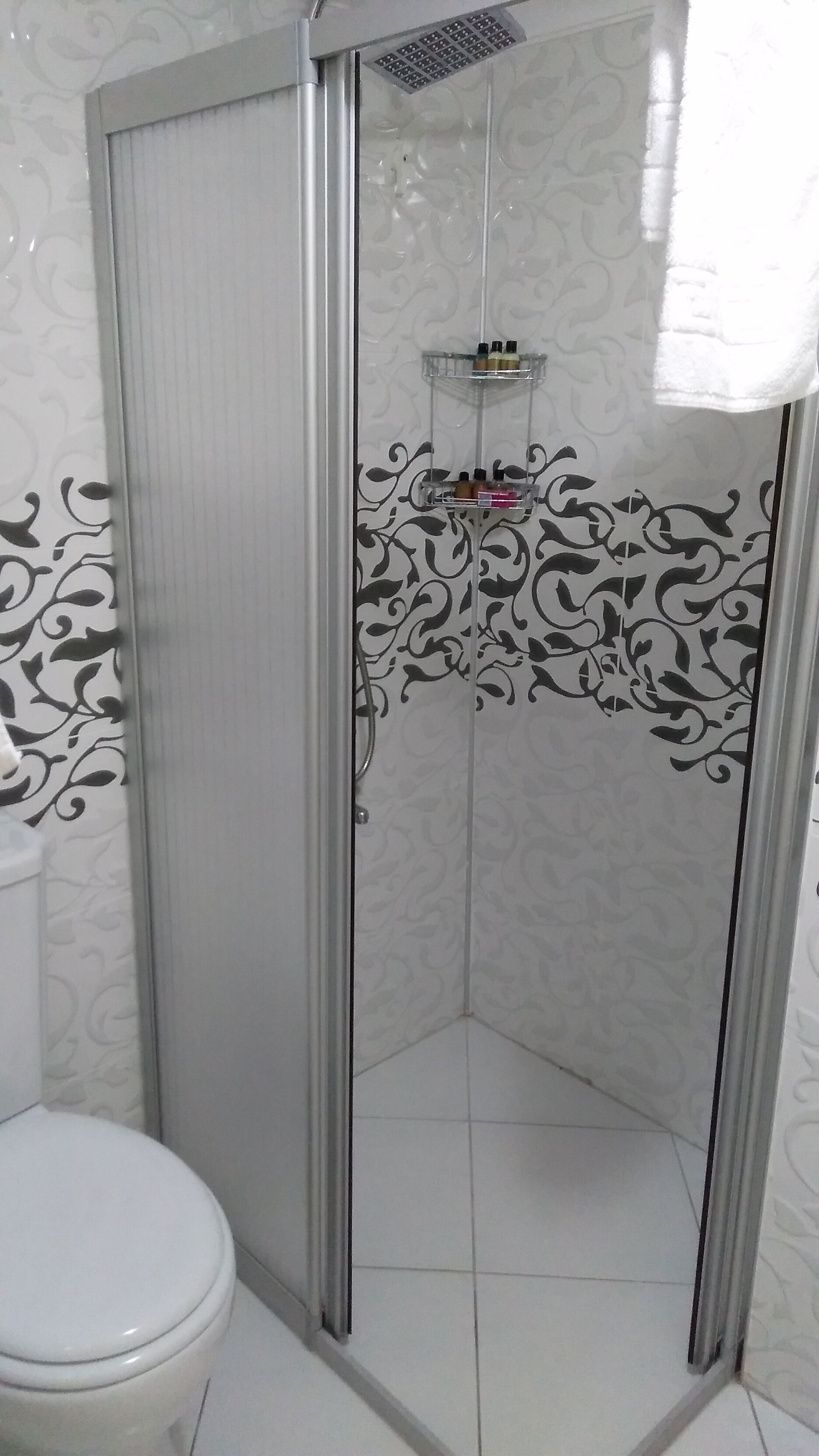 shower, free toiletries, hair dryer, slippers