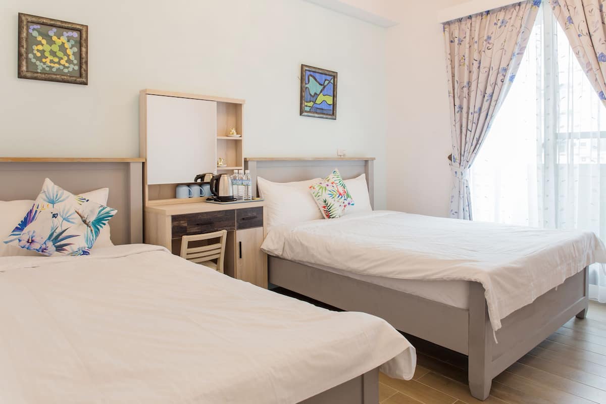 Standard Triple Room (202) | Desk, blackout drapes, soundproofing, free WiFi