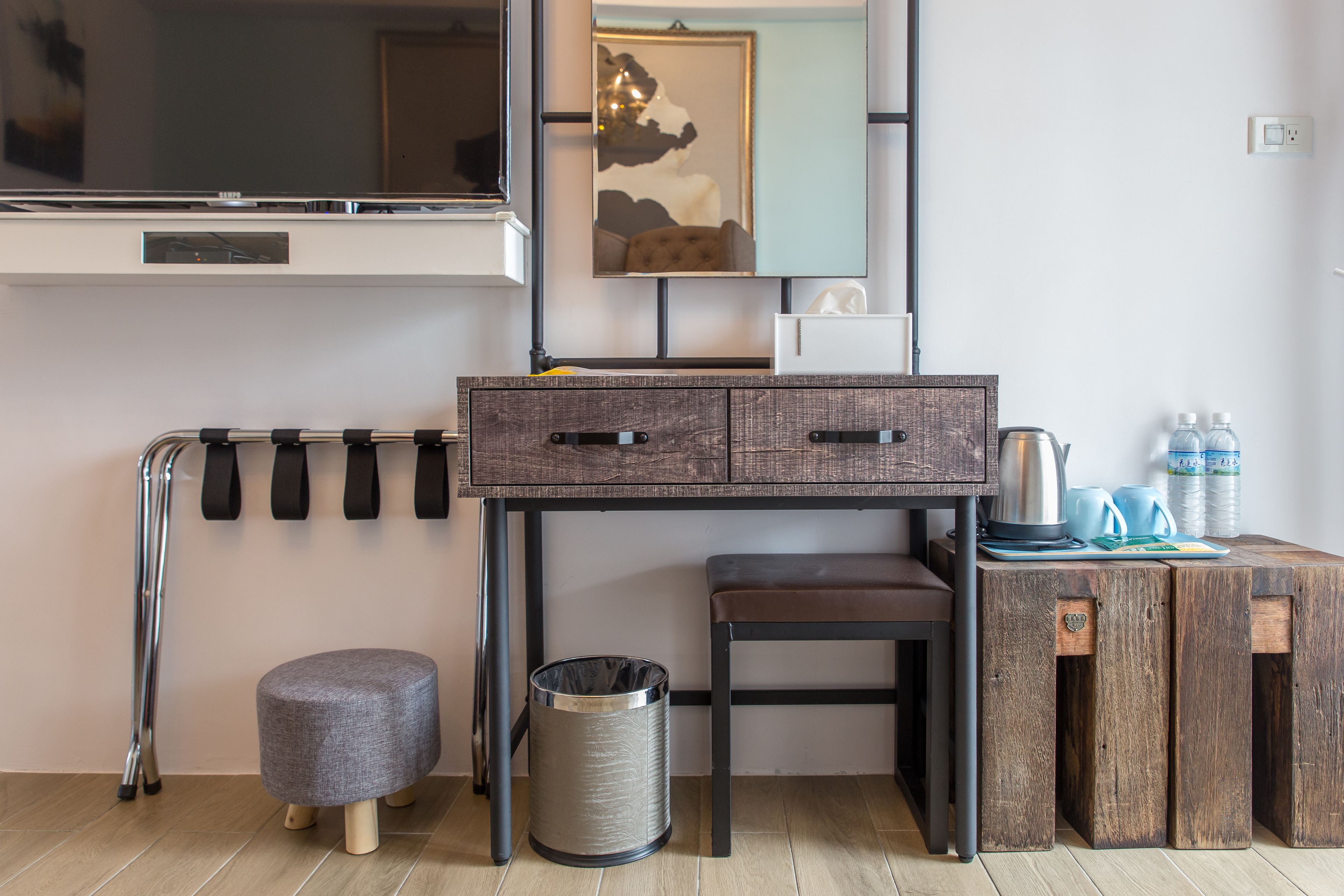 Quarto casal standard (VIP) | Escrivaninha, cortinas blackout, quartos à prova de som