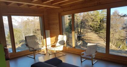 Bright chalet Tzoumaz - Verbier magnificent view on privileged environment