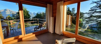 Bright chalet Tzoumaz - Verbier magnificent view on privileged environment