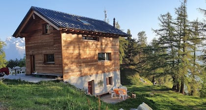 Chalet lumineux Tzoumaz - Verbier vue magnifique sur environnement privilégié