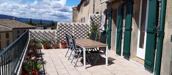Luxurious 13c stone house with fabulous sun terrace and stunning panoramic views
