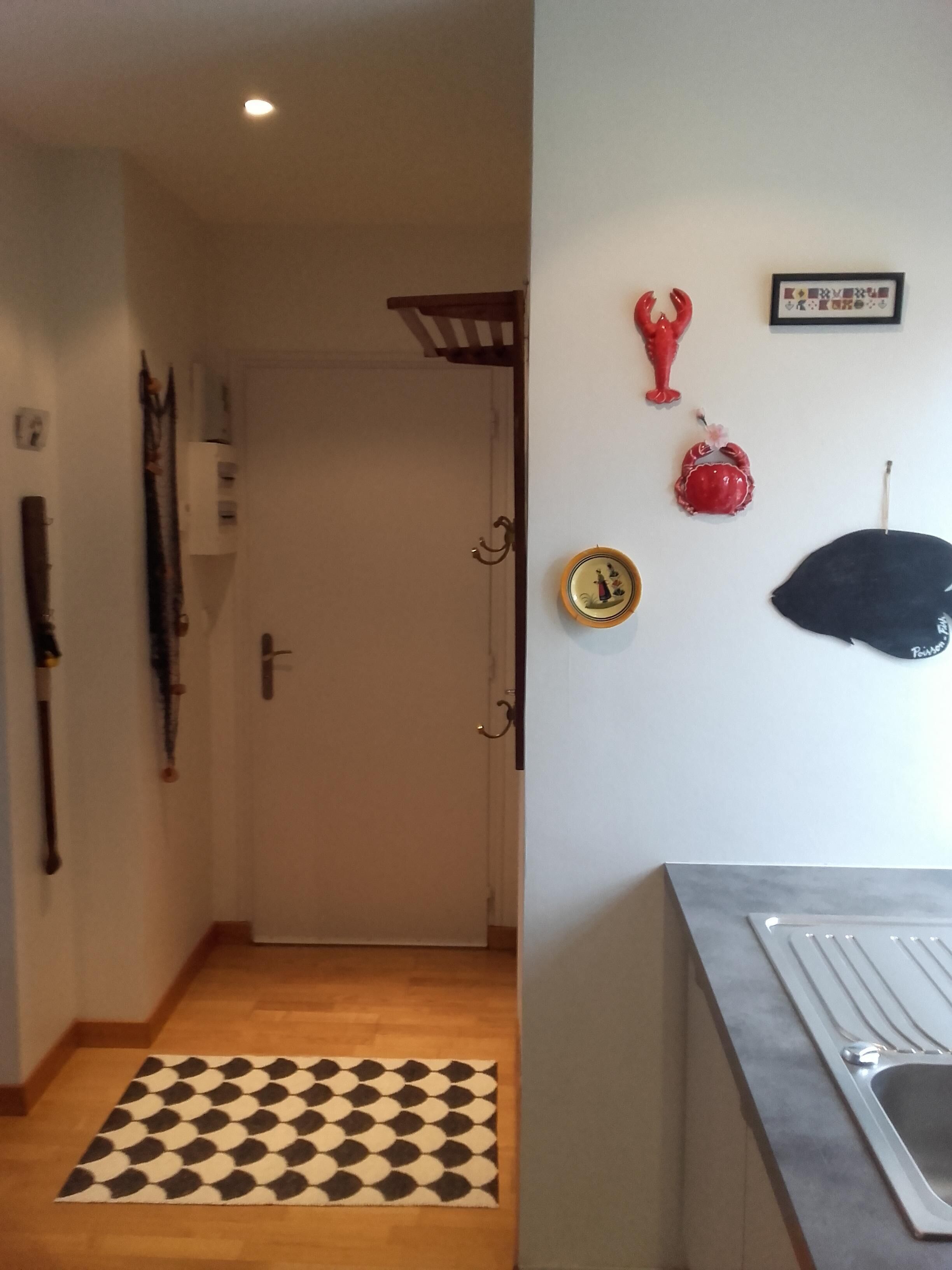 Entrée avec porte manteau