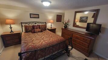 5 bedrooms, iron/ironing board, travel cot, WiFi