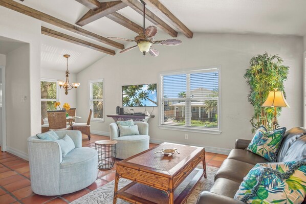 Smart TV, DVD player, stereo