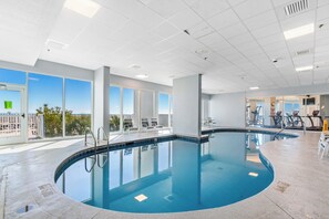 Indoor pool, outdoor pool