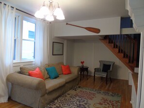 Smart TV, table football, toys, books