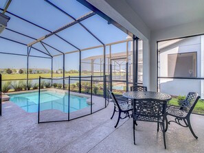 Indoor pool, a heated pool