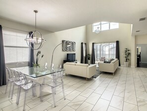 Interior - 🏝️ 5BR/5BA Home w/ Private Pool & Spa, Themed Kids’ Rooms & Resort Water Park | Storey Lake Near Disney (Kissimmee)