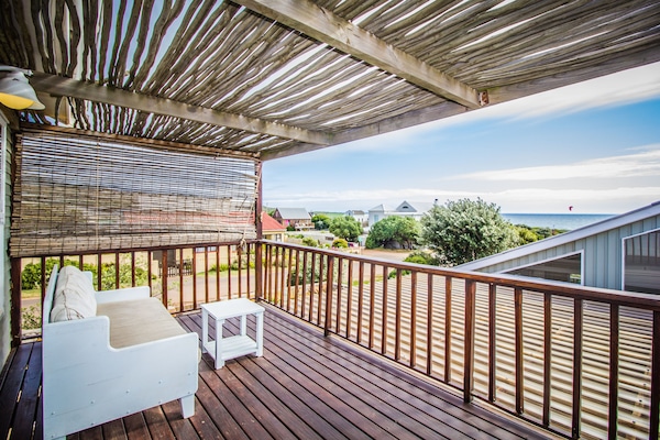 Romantic Balcony overlooking the sea