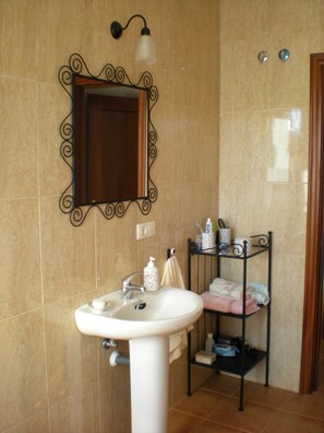 Hair dryer, towels, soap, shampoo - Rural Accommodation El Mirador de Jabuguillo (Aracena)