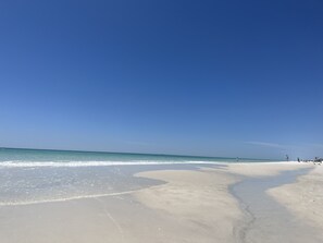 On the beach