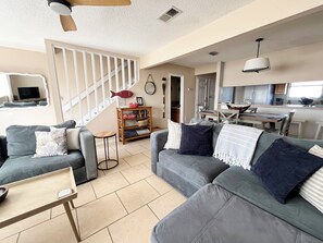 Smart TV, books, video library - 2BR Gulf Front Complex - Heated Pool - Patio - Ask about WINTER DISCOUNTS! (Navarre)