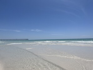 On the beach