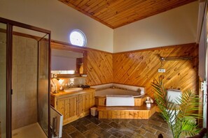Habitación | Baño | Amenidades de baño gratuitas, secadora de cabello, toallas