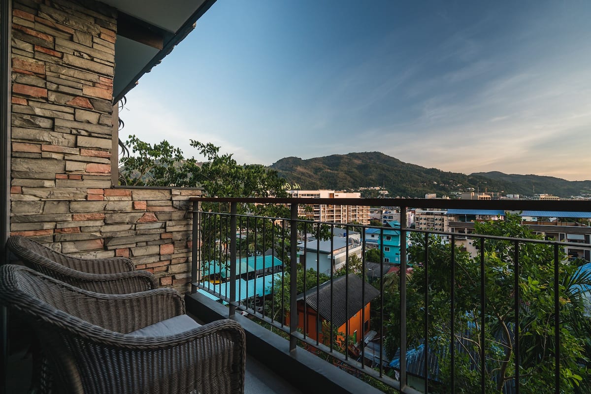 Basic Studio (307) | Vue du balcon