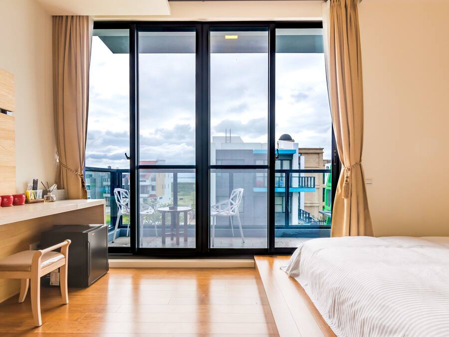 Deluxe Quadruple Room, Lanai, Garden View | View from room