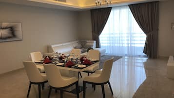 32-inch flat-screen TV with satellite channels, TV