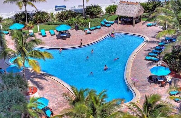 Una piscina climatizada