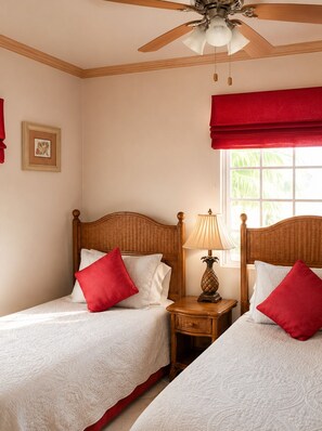 2 bedrooms, in-room safe, iron/ironing board, free WiFi - St James 2BR Villa | Pool, Sea View & Near Beach (St James)